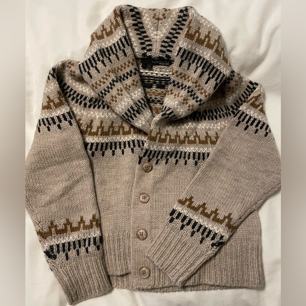 Fair Isle Cashmere Cardigan